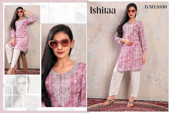 Ishitaa 8100 Kurti With Bottom Catalog
